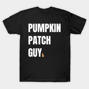 Pumpkin Patch Guy - Minimalist Design with Butternut Squash T-Shirt